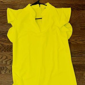 Neon Yellow Dress New York & Company